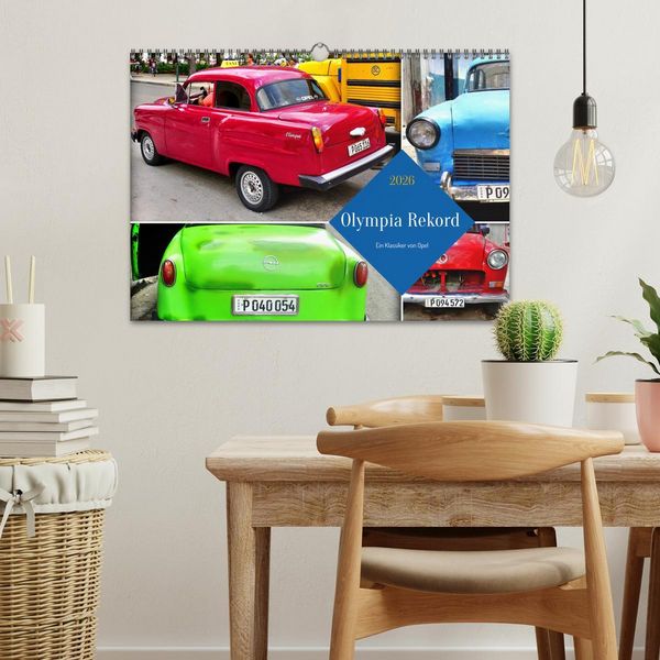 Produktbild: Olympia Rekord - Ein Klassiker von Opel (Wandkalender 2026 DIN A3 quer), CALVENDO Monatskalender