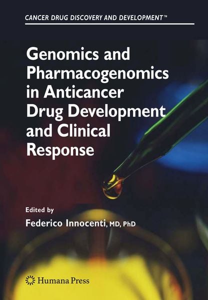 Produktbild: Genomics and Pharmacogenomics in Anticancer Drug Development and Clinical Response