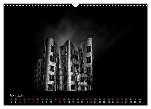 Produktbild: Black-Schwarz-Noir 2026 (Wandkalender 2026 DIN A3 quer), CALVENDO Monatskalender
