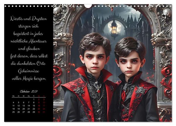Produktbild: Mondkinder der Dunkelheit (Wandkalender 2027 DIN A3 quer), CALVENDO Monatskalender