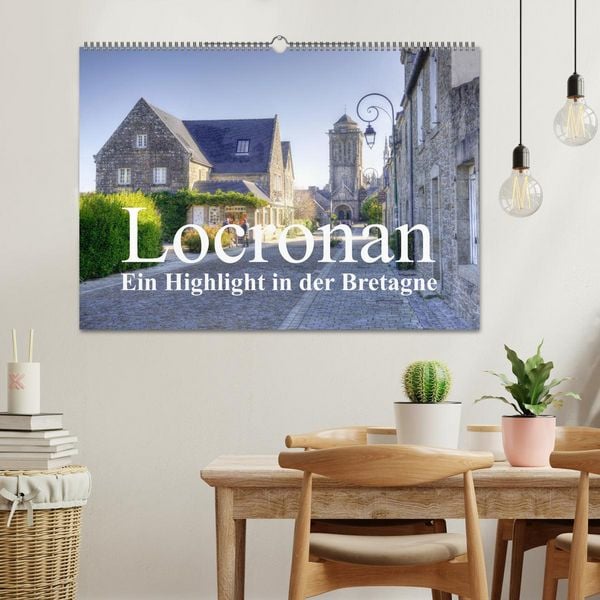 Produktbild: Locronan, ein Highlight in der Bretagne (Wandkalender 2026 DIN A2 quer), CALVENDO Monatskalender
