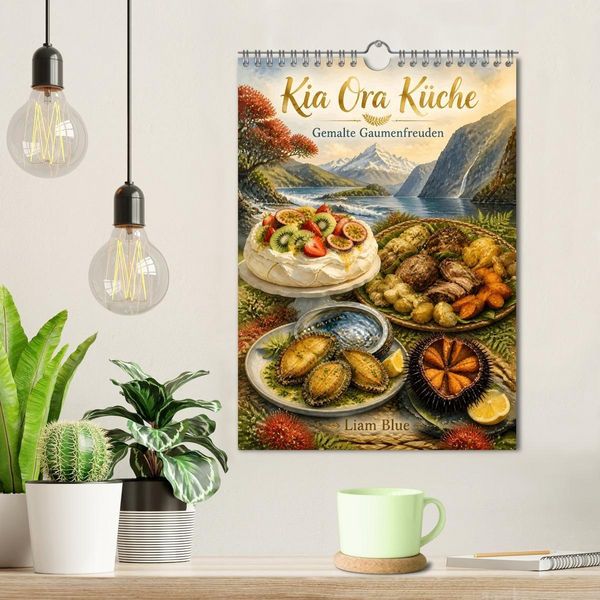Produktbild: Kia Ora K&uuml;che - Gemalte Gaumenfreuden (Wandkalender 2027 DIN A4 hoch), CALVENDO Monatskalender