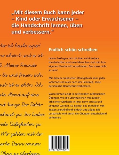 Produktbild: Vereinfachte Ausgangsschrift (VA) - Handschrift lernen, &uuml;ben und verbessern