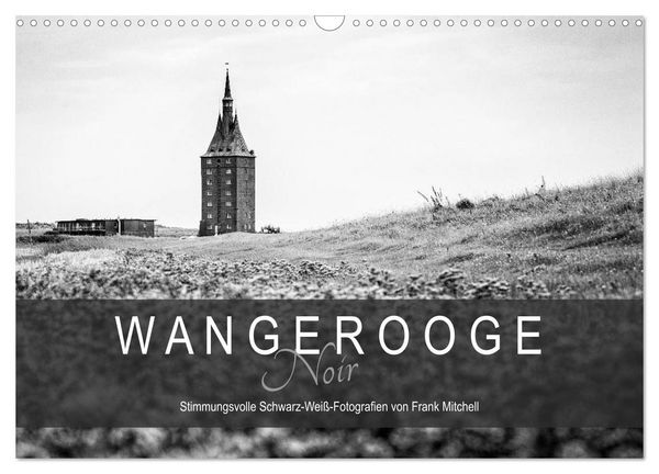 Produktbild: Wangerooge Noir (Wandkalender 2026 DIN A3 quer), CALVENDO Monatskalender