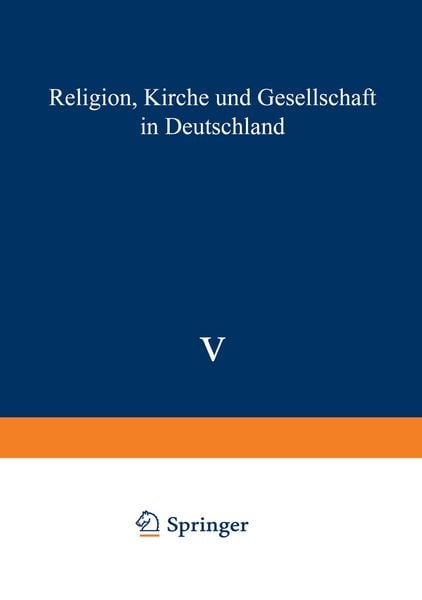 Produktbild: Religion, Kirche und Gesellschaft in Deutschland