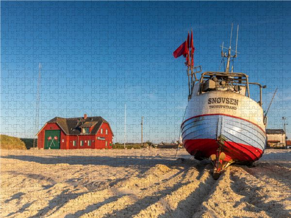 Produktbild: CALVENDO Puzzle Thorup Strand | 1000 Teile Lege-Gr&ouml;&szlig;e 64x48cm Foto-Puzzle f&uuml;r gl&uuml;ckliche Stunden