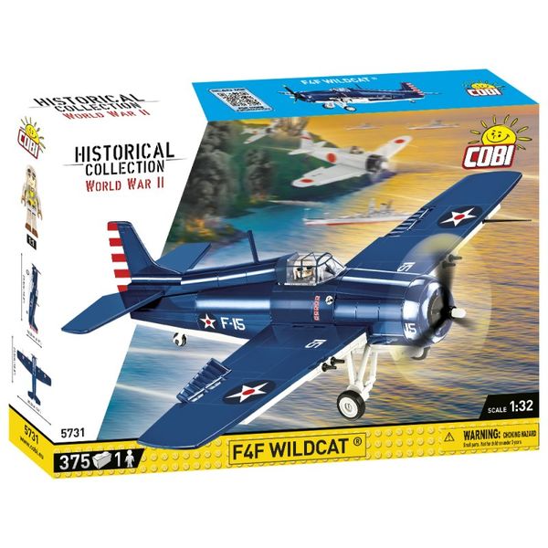 Produktbild: COBI 5731 - Historical Collection, F4F WILDCAT Norththrop Grumman WWII