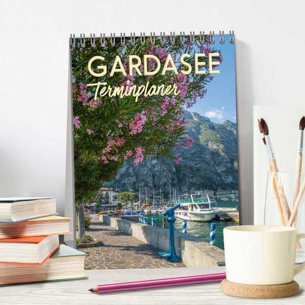 Produktbild: GARDASEE Terminplaner (Tischkalender 2026 DIN A5 hoch), CALVENDO Monatskalender