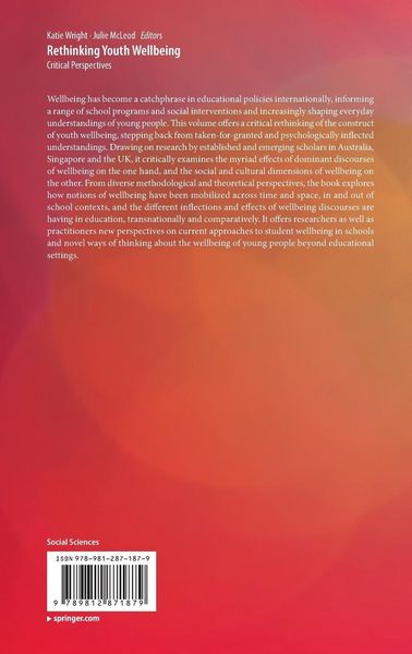 Produktbild: Rethinking Youth Wellbeing