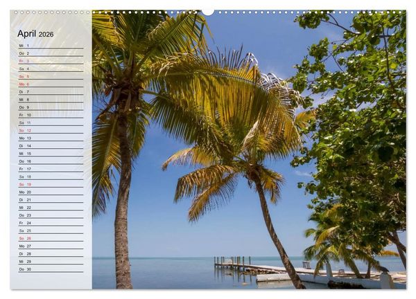 Produktbild: FLORIDA Idyllischer Sonnenscheinstaat (Wandkalender 2026 DIN A2 quer), CALVENDO Monatskalender