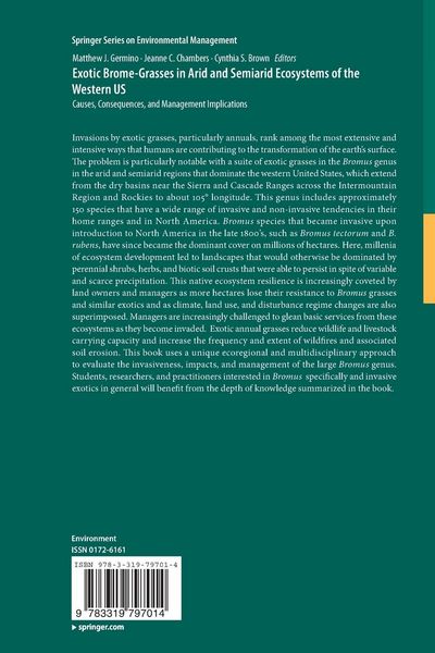 Produktbild: Exotic Brome-Grasses in Arid and Semiarid Ecosystems of the Western US