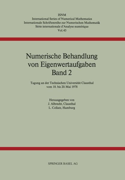 Produktbild: Numerische Behandlung von Eigenwertaufgaben Band 2