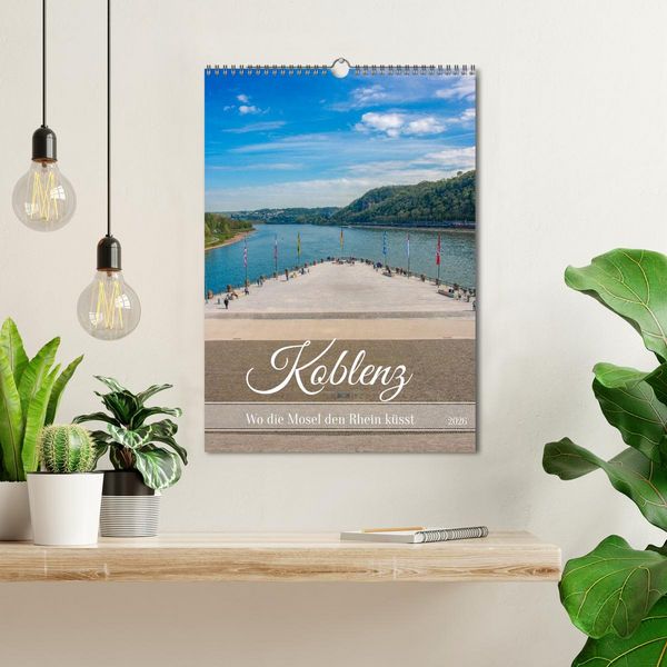 Produktbild: Koblenz - Wo die Mosel den Rhein k&uuml;sst (Wandkalender 2026 DIN A3 hoch), CALVENDO Monatskalender