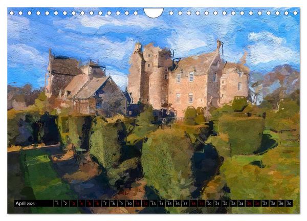 Produktbild: Castles of Scotland (Wall Calendar 2026 DIN A4 landscape), CALVENDO 12 Month Wall Calendar