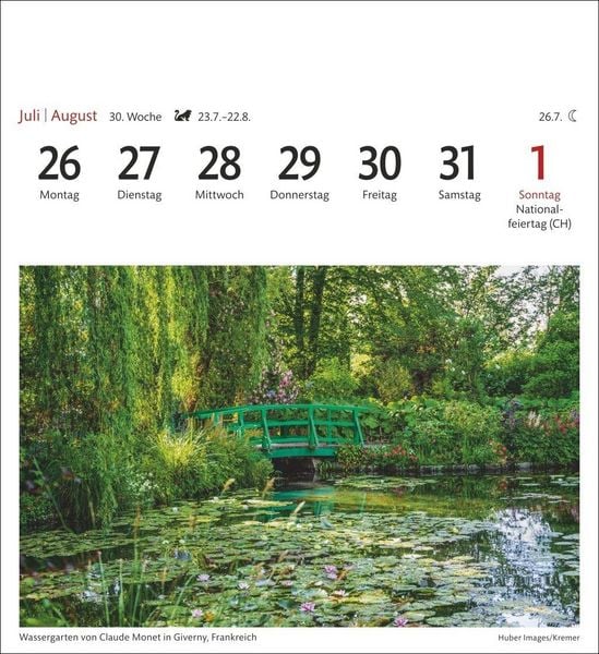 Produktbild: Traumziele Sehnsuchtskalender 2027 - Wochenkalender mit 53 Postkarten