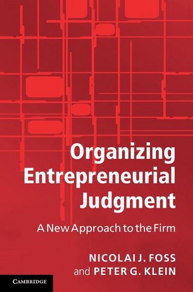 Produktbild: Organizing Entrepreneurial Judgment