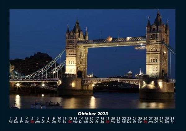 Produktbild: London 2025 Fotokalender DIN A4