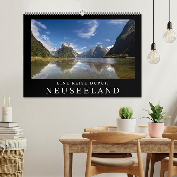 Produktbild: Eine Reise durch Neuseeland (Wandkalender 2026 DIN A2 quer), CALVENDO Monatskalender
