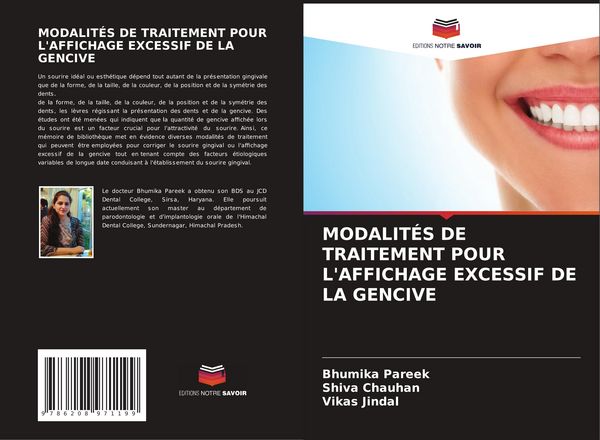 Produktbild: MODALIT&Eacute;S DE TRAITEMENT POUR L'AFFICHAGE EXCESSIF DE LA GENCIVE