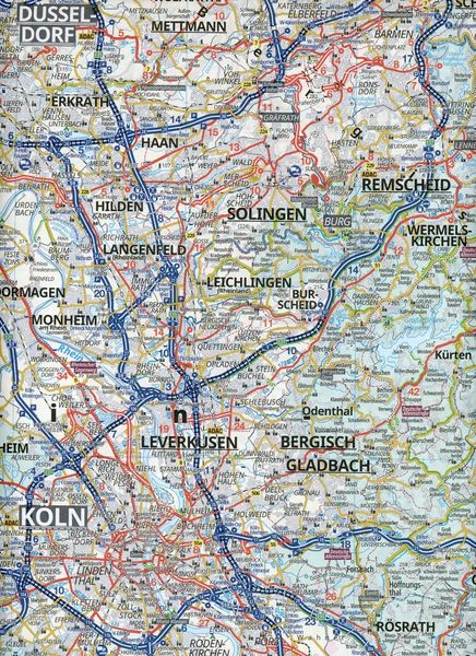 Produktbild: ADAC Regionalkarte Blatt 7 Ruhrgebiet, Köln