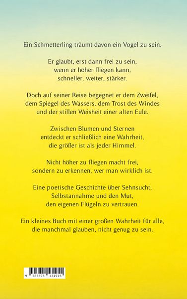 Produktbild: Der Schmetterling, der ein Vogel sein wollte