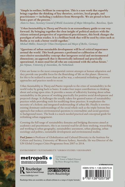Produktbild: Urban Sustainability in Theory and Practice