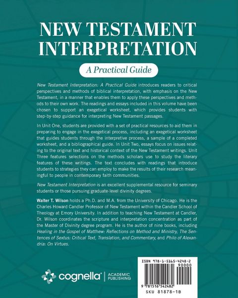 Produktbild: New Testament Interpretation