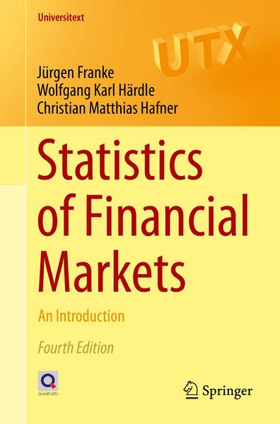 Produktbild: Statistics of Financial Markets