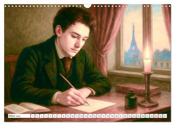 Produktbild: Victor Hugo (Wandkalender 2026 DIN A3 quer), CALVENDO Monatskalender