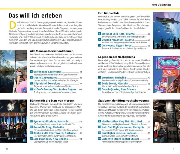 ADAC Reiseführer USA Südstaaten