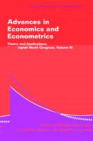 Produktbild: Advances in Economics and Econometrics: Volume 3