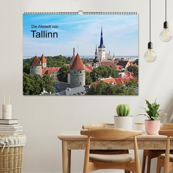 Produktbild: Die Altstadt von Tallinn (Wandkalender 2026 DIN A2 quer), CALVENDO Monatskalender