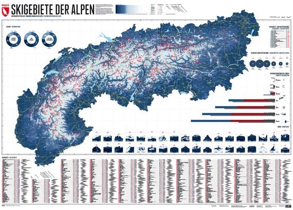 Produktbild: 563 Skigebiete der Alpen