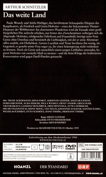 Produktbild: Das weite Land (Arthur Schnitzler)
