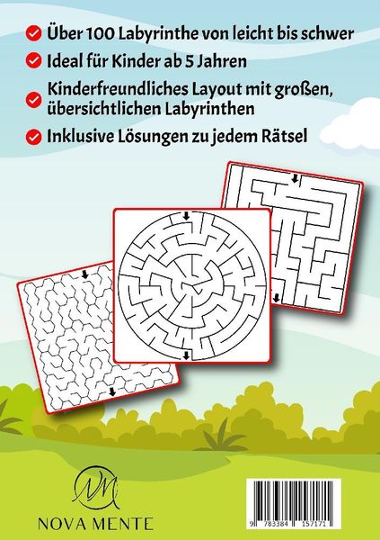Produktbild: Labyrinthe f&uuml;r Kinder ab 5 Jahren - Band 8