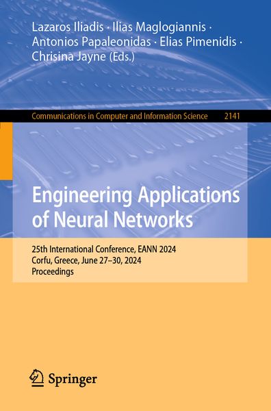 Produktbild: Engineering Applications of Neural Networks