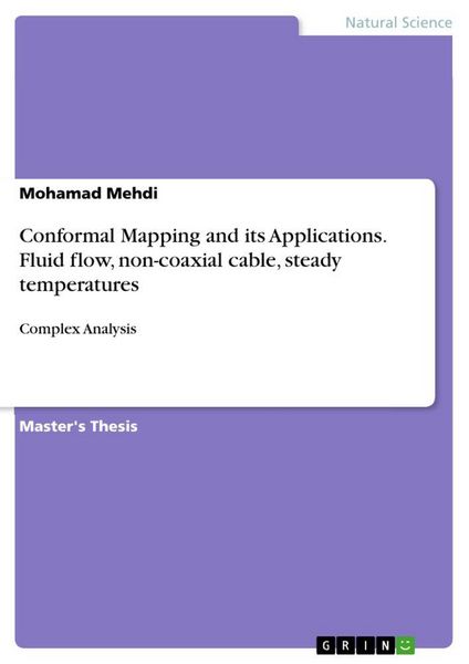 Produktbild: Conformal Mapping and its Applications. Fluid flow, non-coaxial cable, steady temperatures