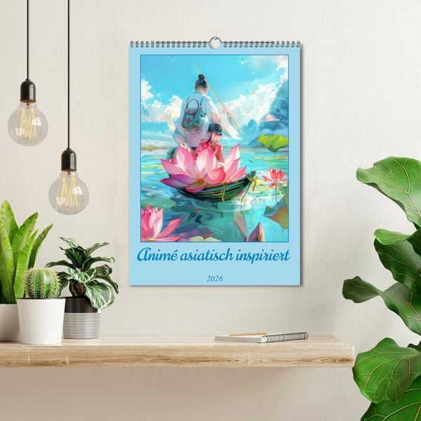 Produktbild: Anim&eacute; asiatisch inspiriert (Wandkalender 2026 DIN A3 hoch), CALVENDO Monatskalender
