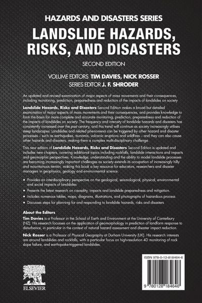 Produktbild: Landslide Hazards, Risks, and Disasters
