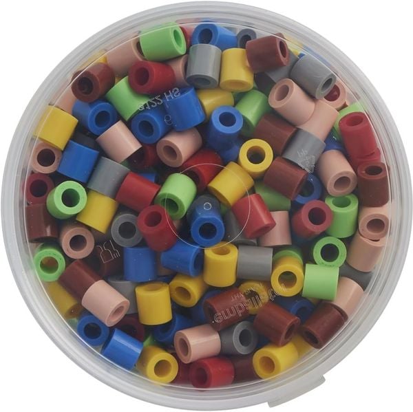 Produktbild: Hama 8573 - My first Bügelperlen Maxi 3+, Dose mit ca. 600 Stück, Volltonmix