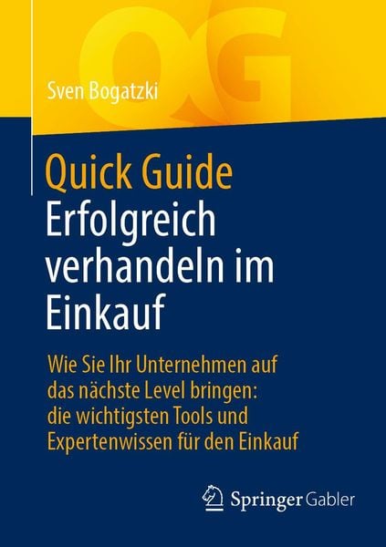Produktbild: Quick Guide Erfolgreich verhandeln im Einkauf