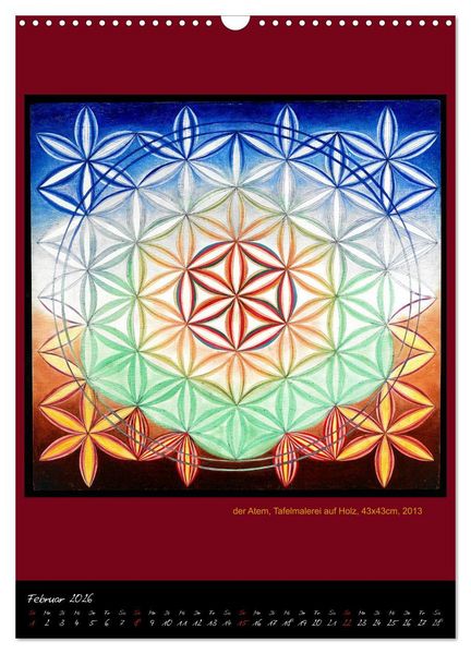 Produktbild: Die heilige Blume des Lebens - Mandalas von Istvan Seidel (Wandkalender 2026 DIN A3 hoch), CALVENDO Monatskalender