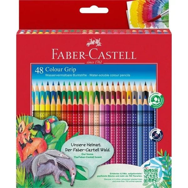 Faber-Castell Buntstifte Colour Grip 48er Set