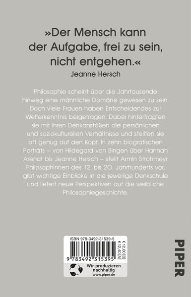 Produktbild: Große Philosophinnen
