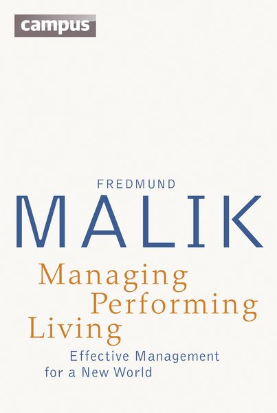 Produktbild: Managing Performing Living