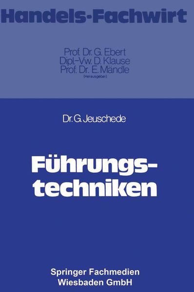 Produktbild: F&uuml;hrungstechniken