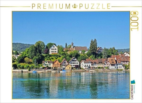 Produktbild: CALVENDO Puzzle Stein am Rhein | 1000 Teile Lege-Gr&ouml;&szlig;e 64x48cm Foto-Puzzle f&uuml;r gl&uuml;ckliche Stunden