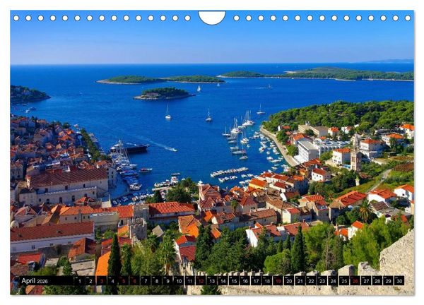 Produktbild: Kroatien - Traumhafte Landschaften und faszinierende St&auml;dte (Wandkalender 2026 DIN A4 quer), CALVENDO Monatskalender