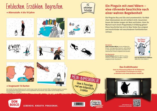 Produktbild: Zwei Papas für Tango. Kamishibai Bildkartenset