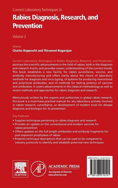 Produktbild: Current Laboratory Techniques in Rabies Diagnosis, Research and Prevention, Volume 2